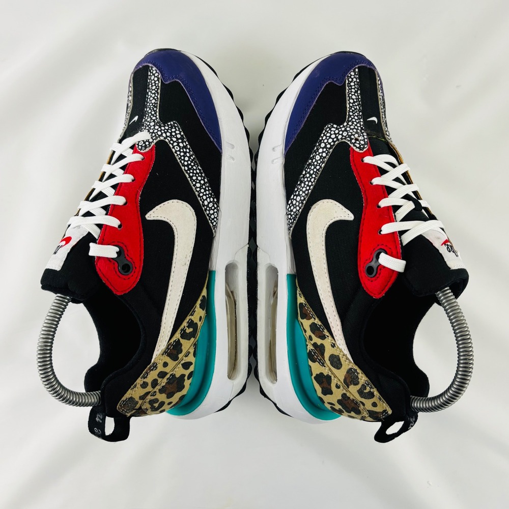 Nike Shoes Women's Size 7 Air Max Dawn SE Black Safari Animal Sneakers - Picture 3 of 9